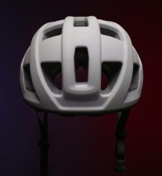 white and red round light