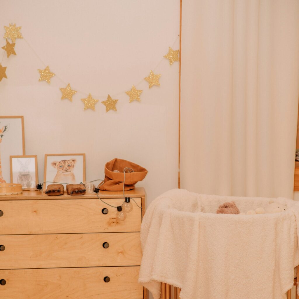 white towel on brown wooden chair